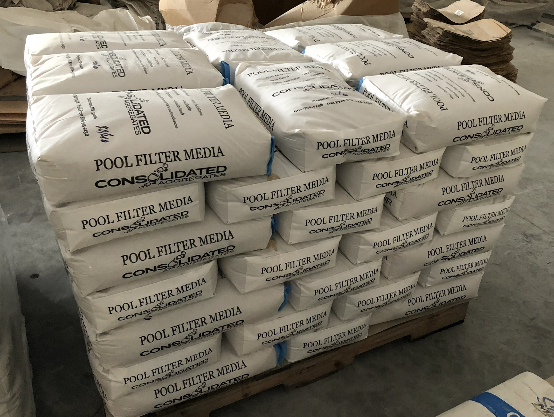 Pool Filter Media Industrial Sands