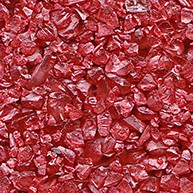 swimming pool pebbles Colored Glass Lumina-Red